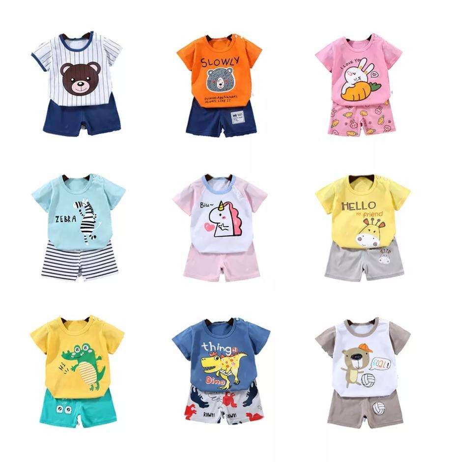 High Quality Baby Clothing Sets Children's Tshirts Suit Cotton Kids Shorts Set Summer Custom T Shirt With Pants